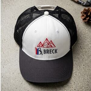 Ouray Breckenridge Trucker Hat Colorado Mountain Geometric Logo Snapback Cap